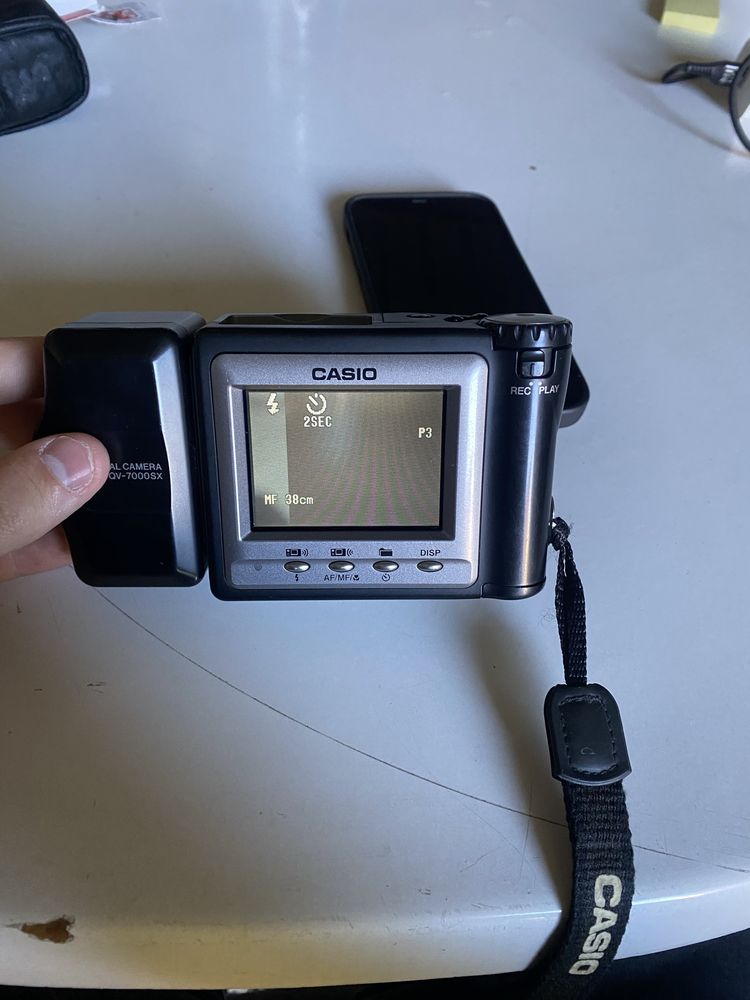 Aparat casio LCD digital camera qv-7000sx z futerałem