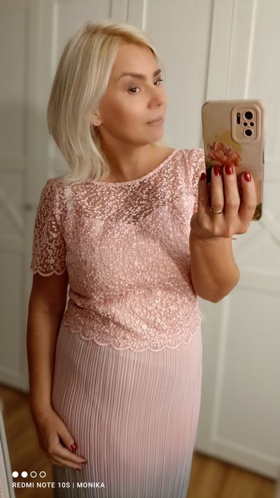 Świetna cieniowana sukienka molton