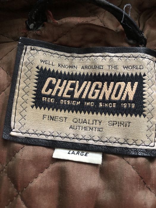Вінтажний шкіряний бомбер Shevignon