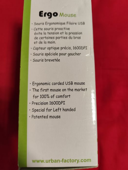 Rato ergonómico para canhotos