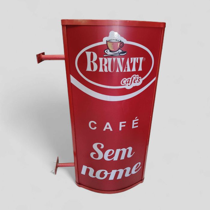 Luminoso publicitário de dupla face