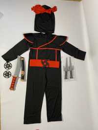 Strój kostium przebranie ninja 116-122