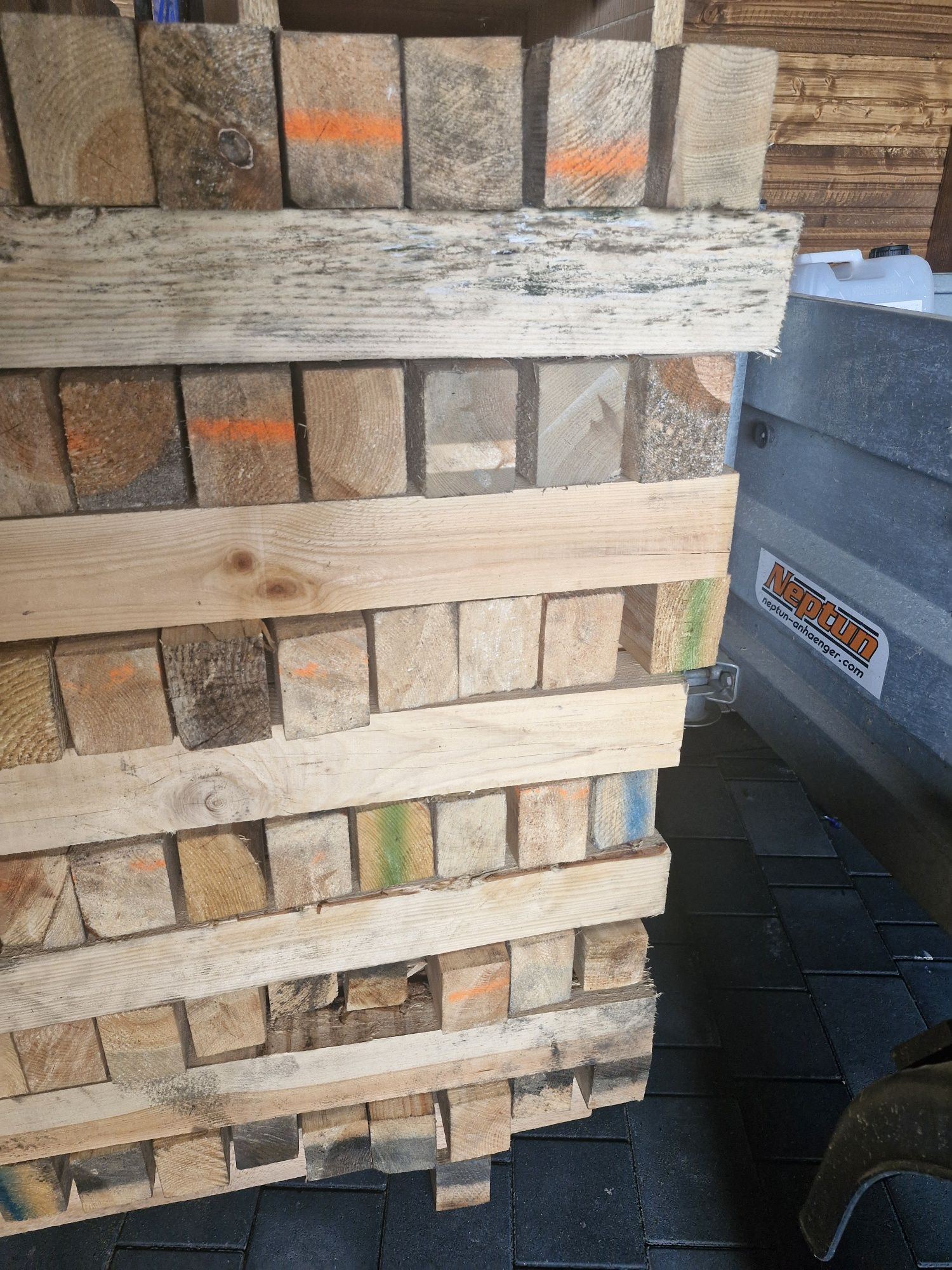 Kantówki 8x6 długość 100 cm