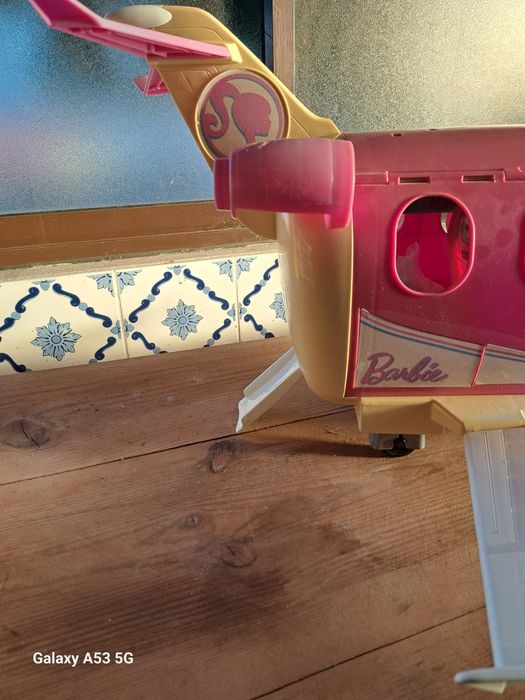 Avião da barbie para criança