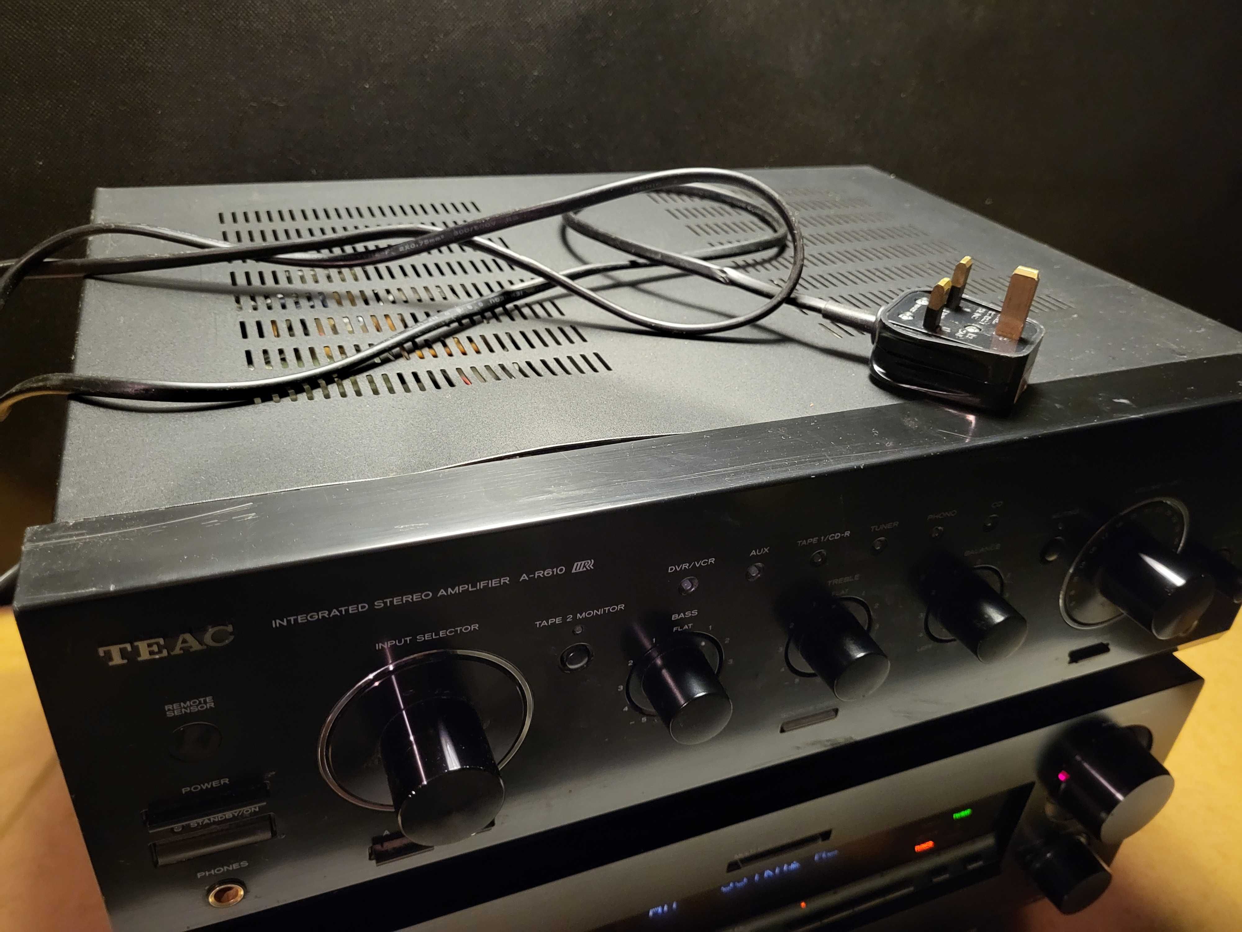 Wzmacniacze Sony STR-DB840 TEAC A-R610