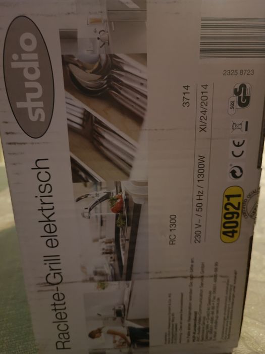 raclette grill elektryczny 8 osób 1300 W