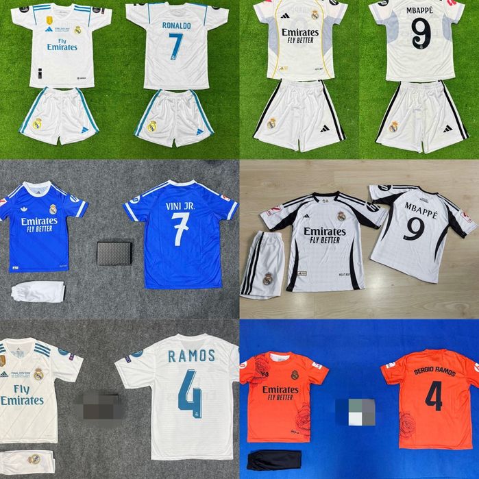 Футбольна форма (дитяча та підліткова) ФК"Реал Мадрид "