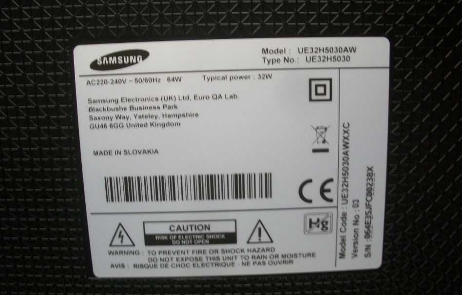 Tv Led Samsung UE32H5030AW Full HD Como nova