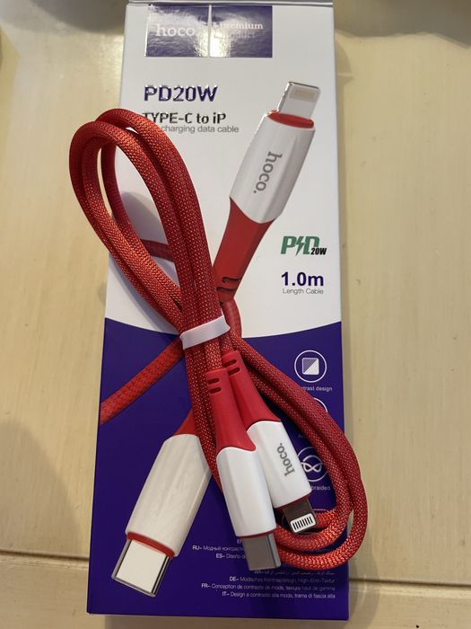 КабельHoco x109 Energy silicone usb to lightning для айфона