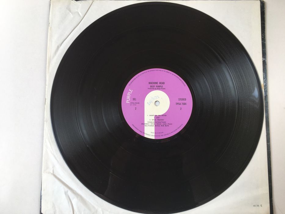 Deep Purple Machine Head UK 1 PRESS VG