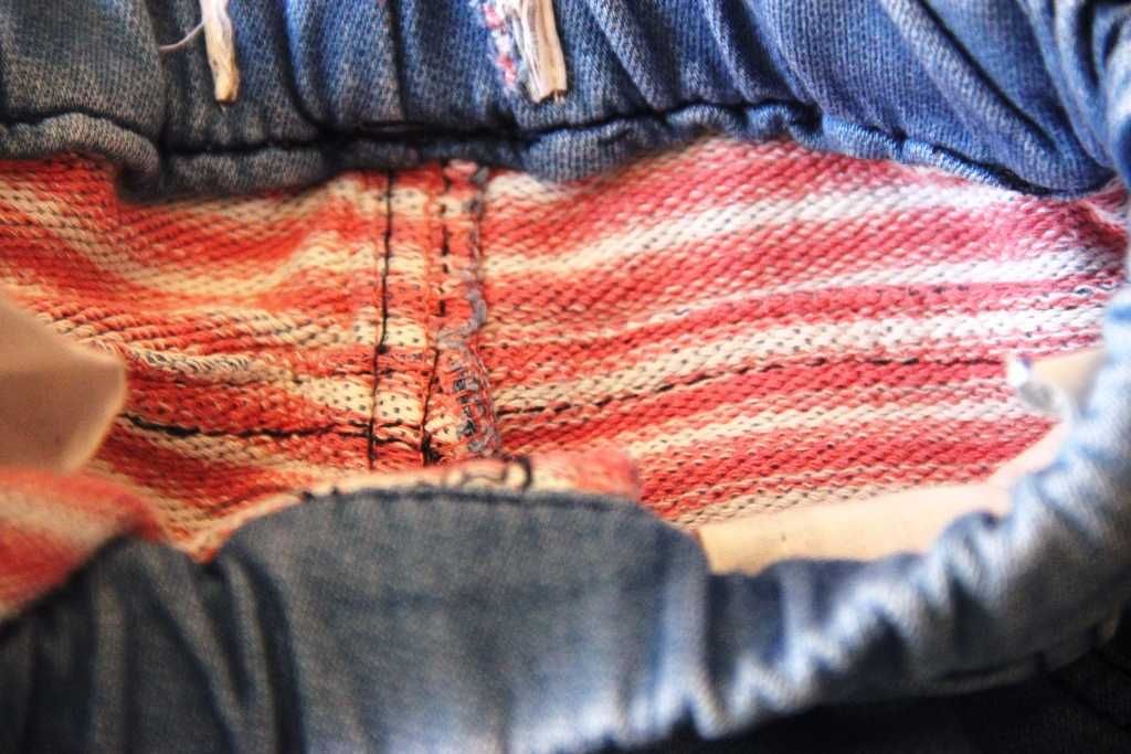 Spodnie jeansy ocieplane dla dziewczynki 86 guma RESERVED