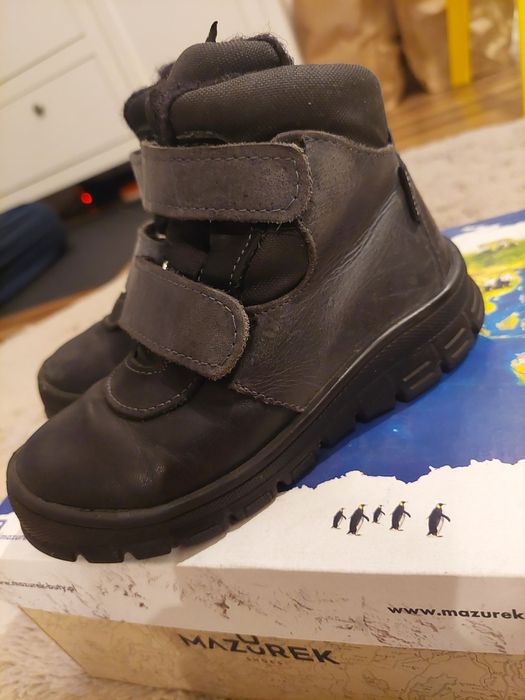 Kozaki trzewiki śniegowce Mazurek 27 skóra-17,5 cm idealne.