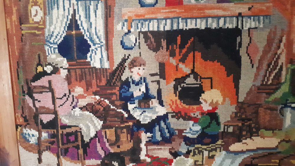 Obraz ręcznie wyszywany rękodzieło