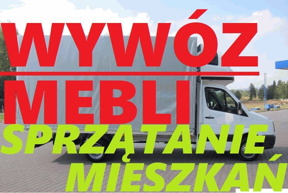 WYWÓZ MEBLI/Utylizacja ubrań/GRUZU/sprzętu RTV/AGD, zabieramy WSZYSTKO