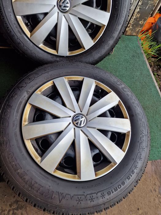 Koła zimowe 16 5×112 Vw Passat Golf  Scharan Skoda Seat Orginał
