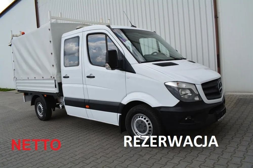 Mercedes-Benz Sprinter 316 CDI LIFT DOKA STAN FABRYCZNY  skrzynia paka doka brygadówka SUPER STAN HAK DMC 3.5T