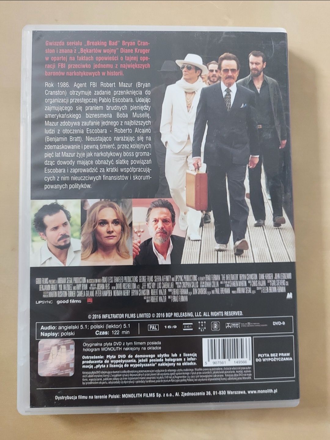 BOSS agent FBI Pablo Escobar pieniądze narkotyki władza film fakty DVD