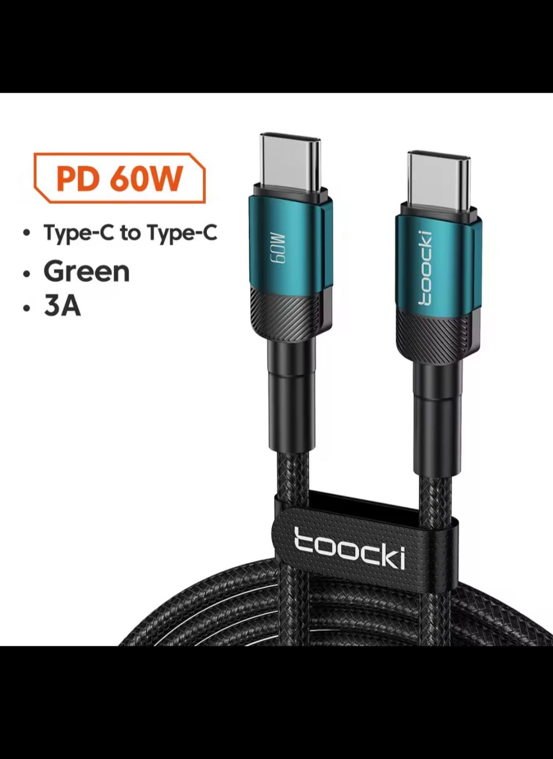 Kabel USB C USB C 3A 60W