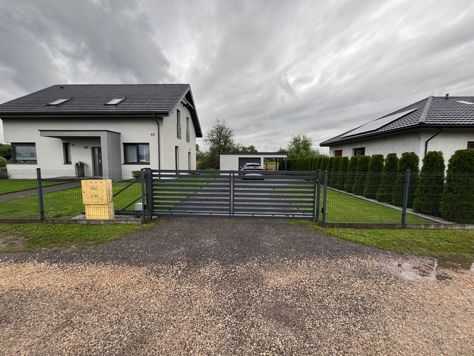 Brama przesuwna + furtka