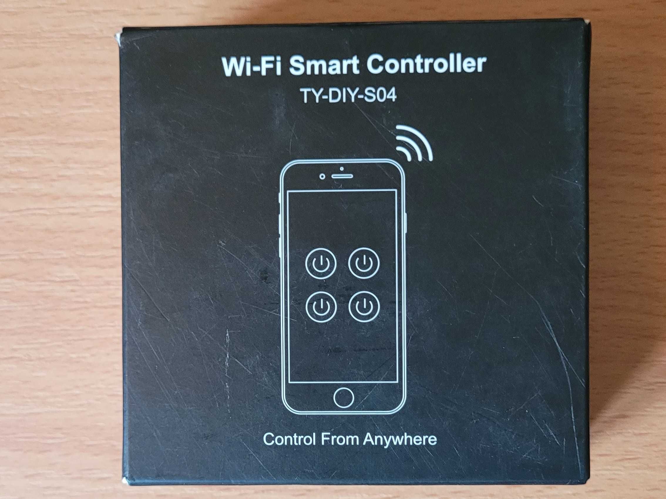 Sterownik Beznapięciowy Przekaźnik WiFi Tuya 4 kanały do Bramy, Pieca