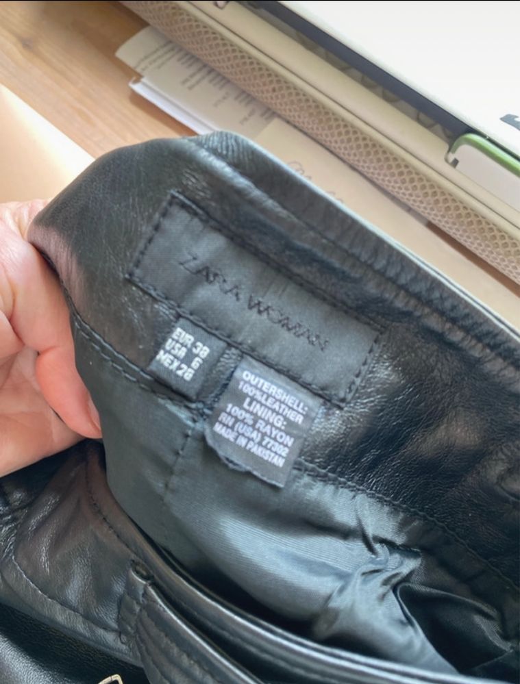 Spodnica skora zara limited edition
