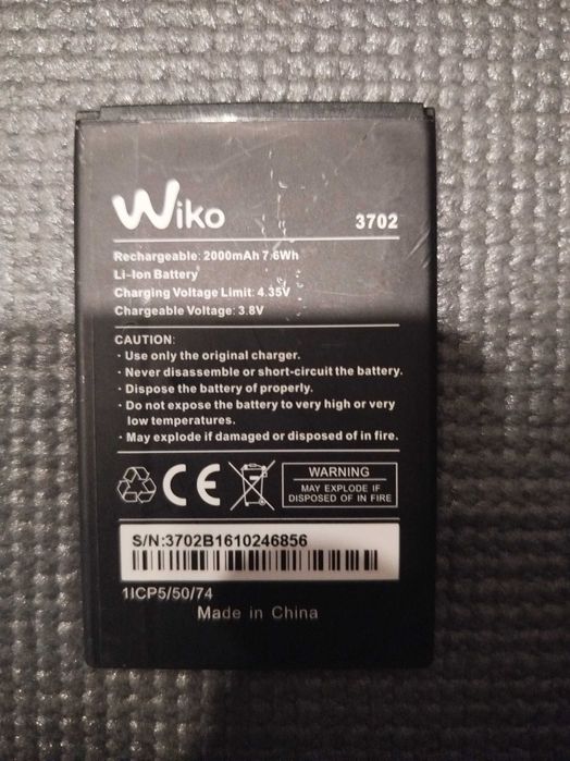 Bateria para Wiko 3702