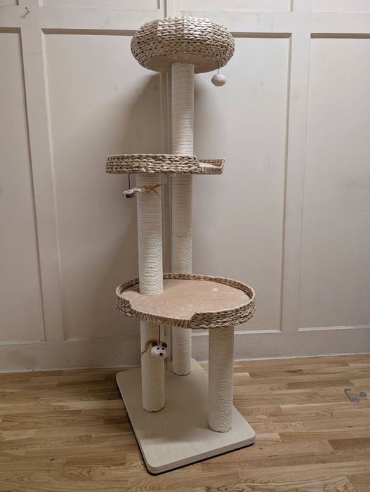 Natural Home III Drapak dla Kota Beżowy 60x40x154cm DUŻY