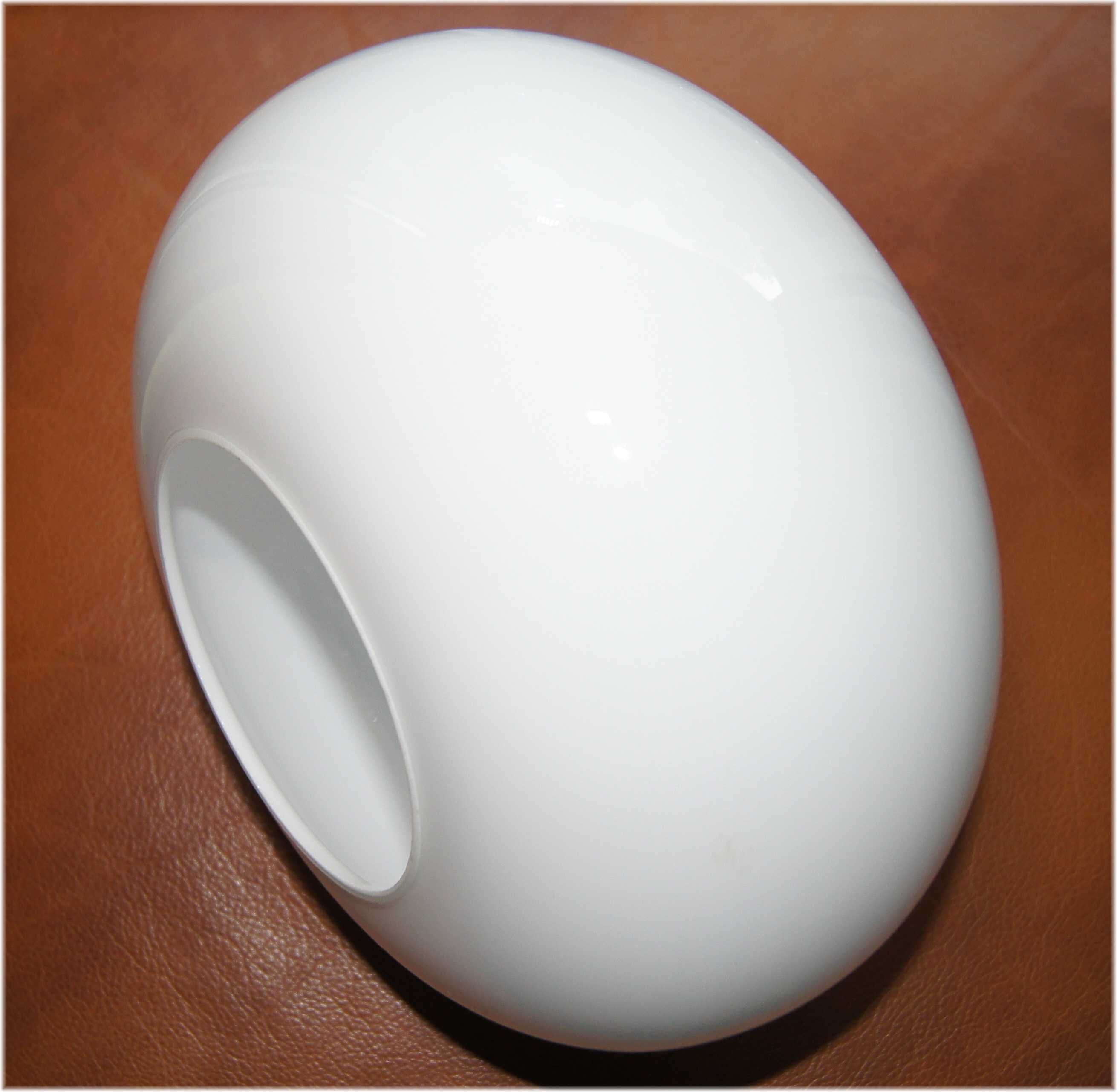 Klosz szklany w kształcie okrągłej misy 25 cm do oprawy E27