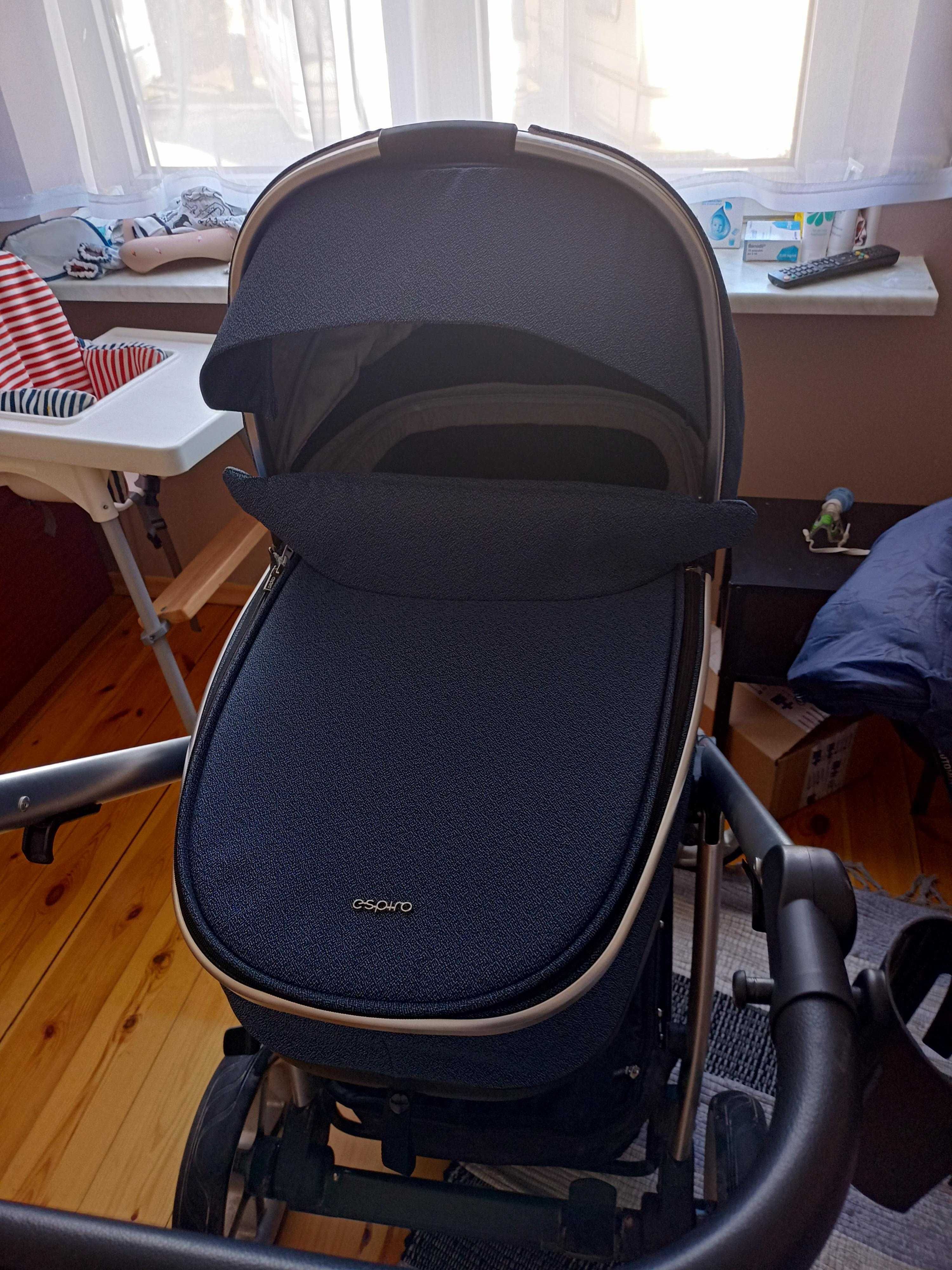 Wozek espiro next 2021 Multicolor granatowy