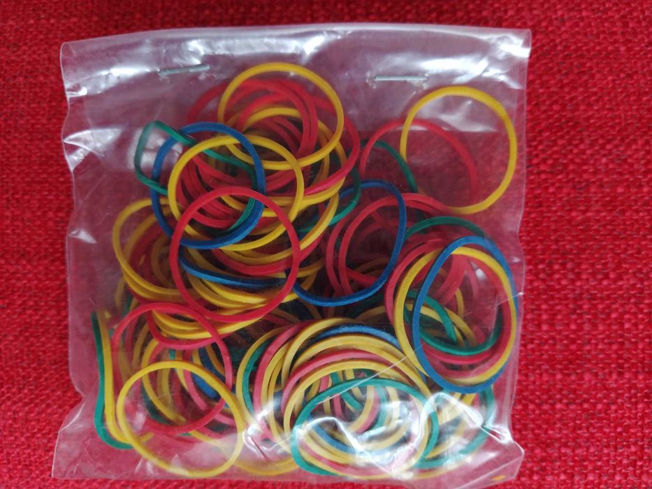 Embalagem elásticos várias cores