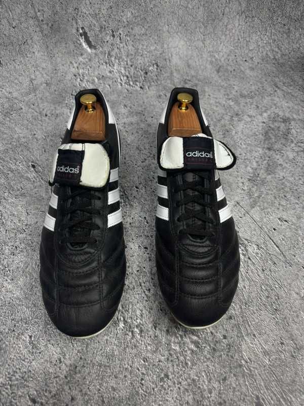 Buty piłkarskie Adidas Kaiser 5 Liga FG korki czarne skóra rozmiar47,5