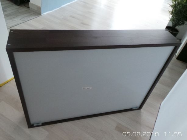 IKEA MOLGER Lustro łazienkowe, do łazienki C. Brąz 60x80cm CZEKOLADOWY