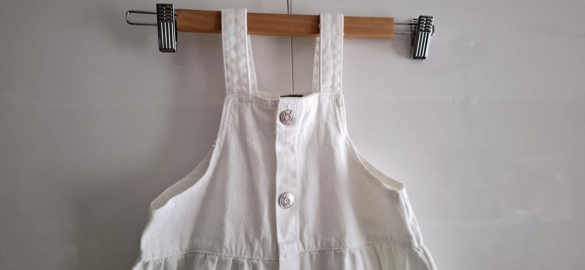 NOWA sukienka  jeans zapinana na napy rozmiar 110