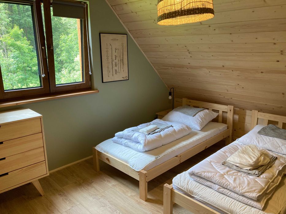 Modrzewiowy domek w górach, Beskid Żywiecki – „Bułkowisko“