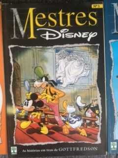 Mestres Disney 4 volumes da editora Abril