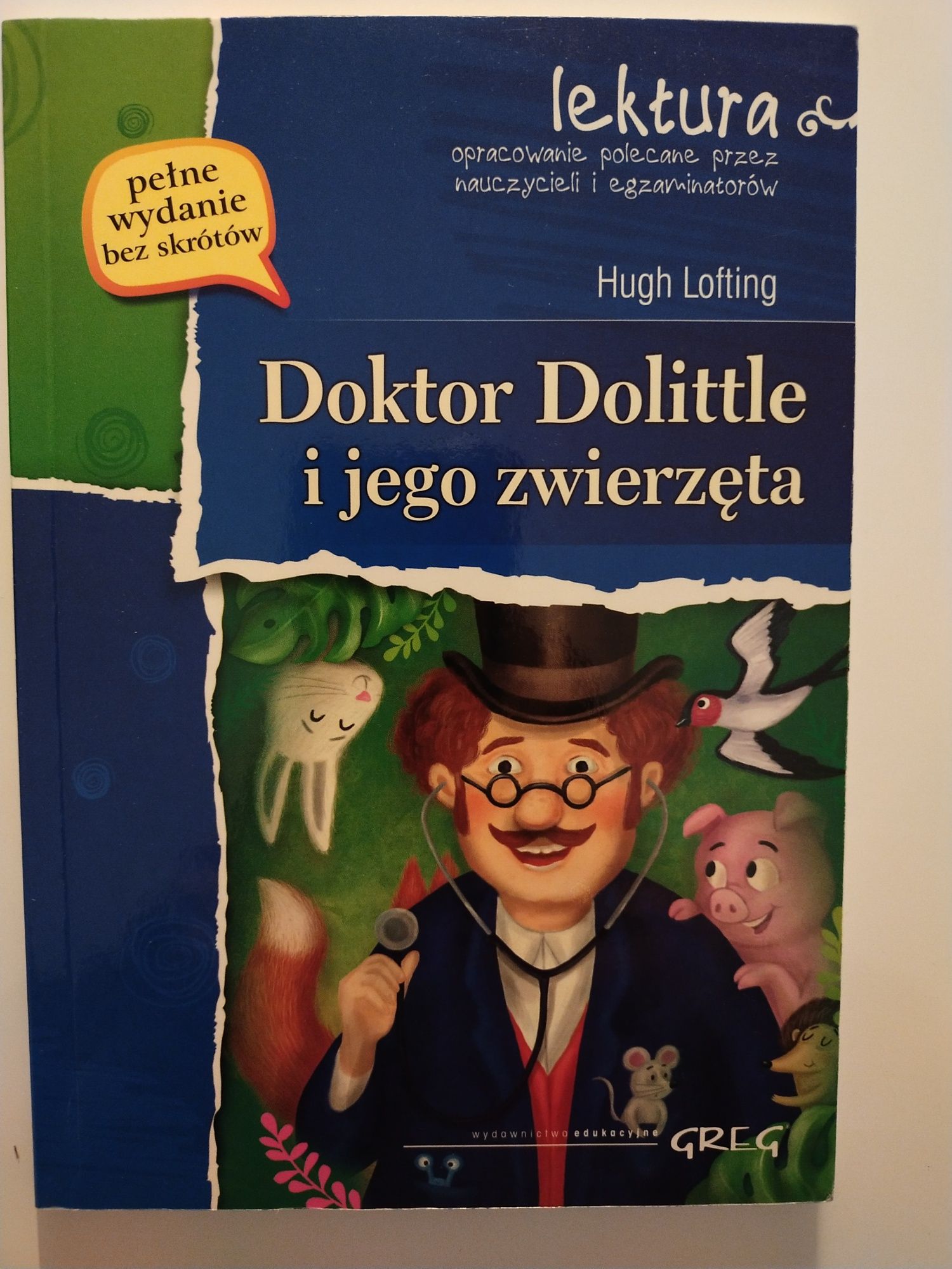 Doktor Dolittle Hugh Lifting lektura z opracowaniem