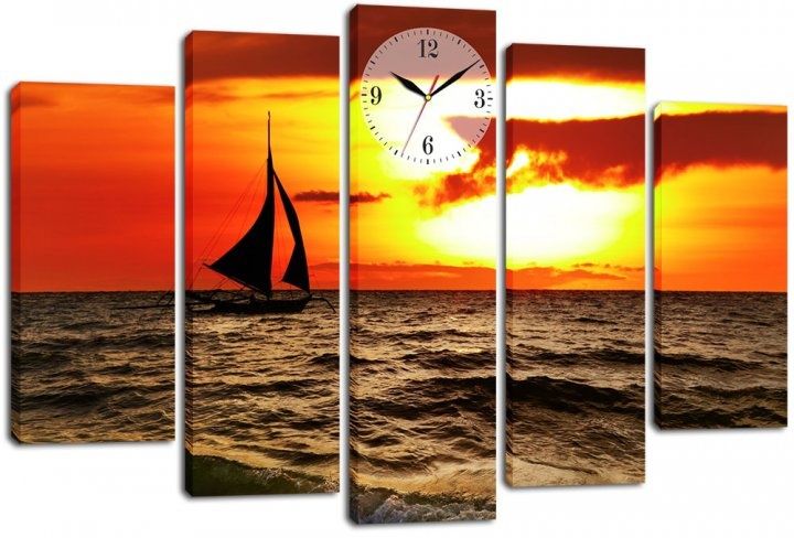 Модульна картина з годинником!!!