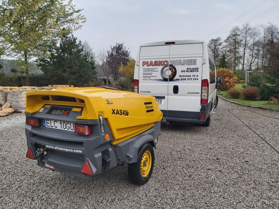 Piaskowanie z dojazdem do klienta mobilne