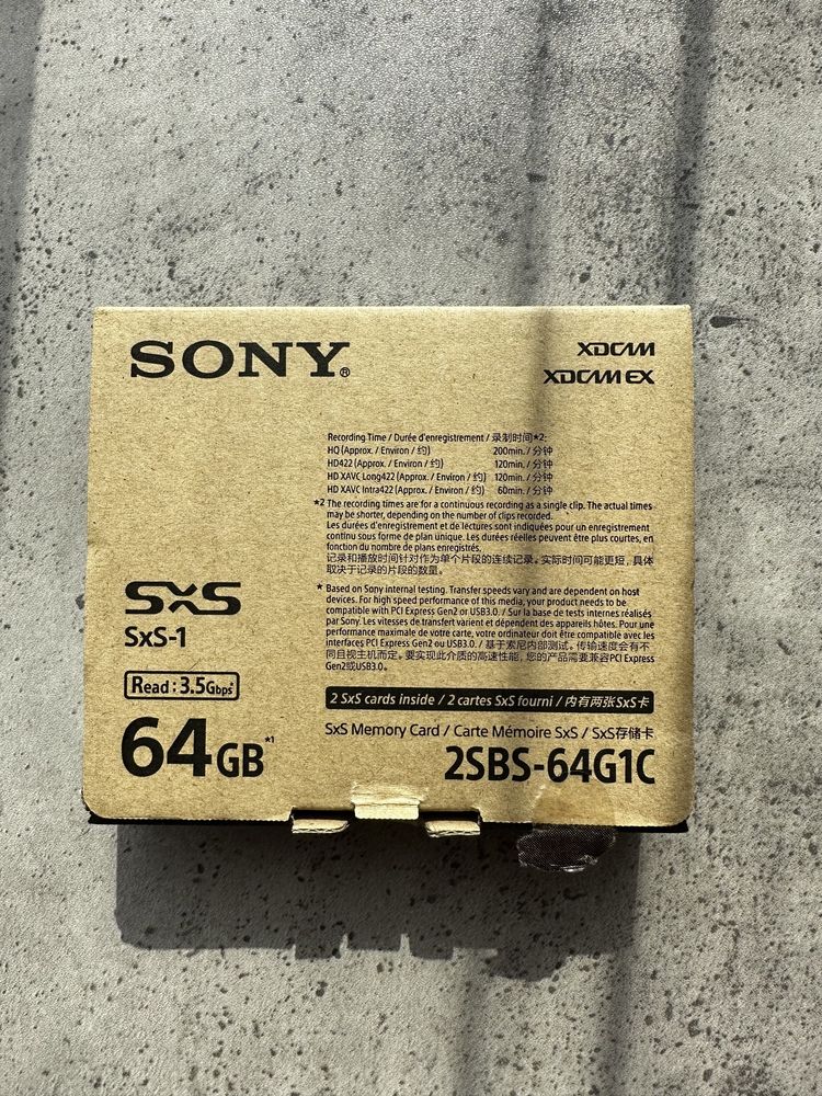 Продам Sony SxS-1 64GB