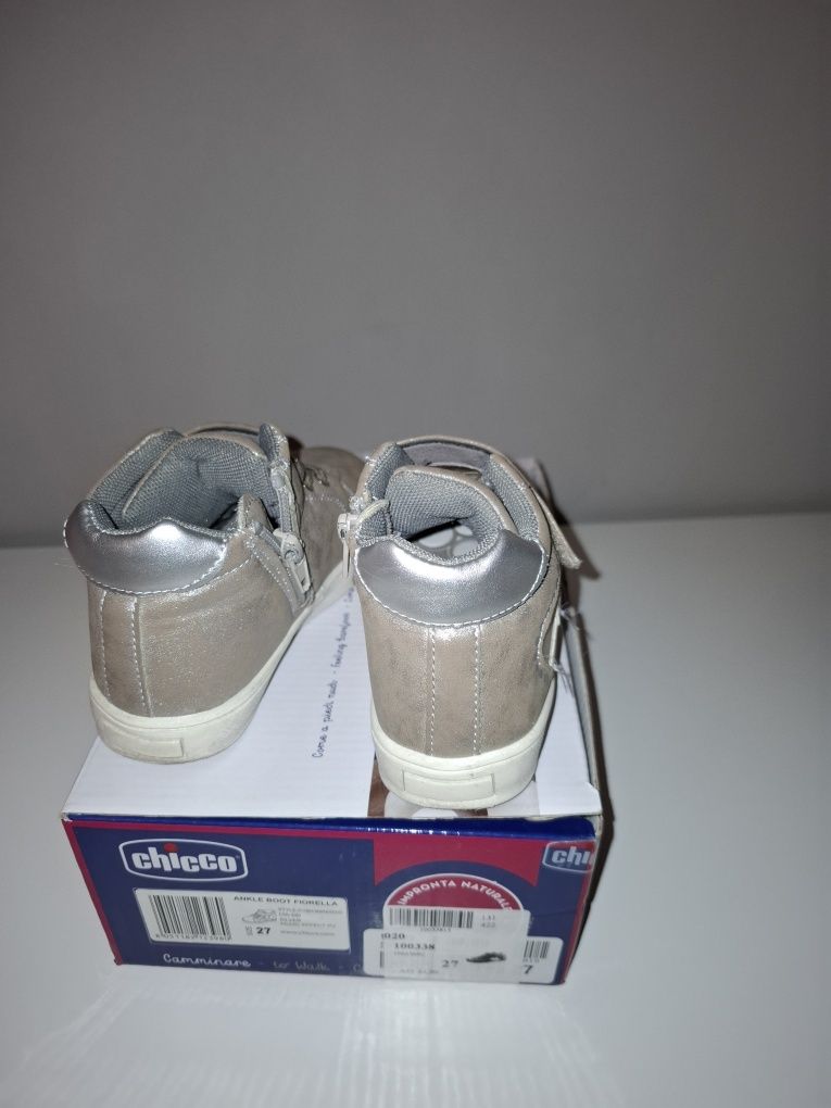 Sapatilhas/Bota Chicco tam.27, Silver