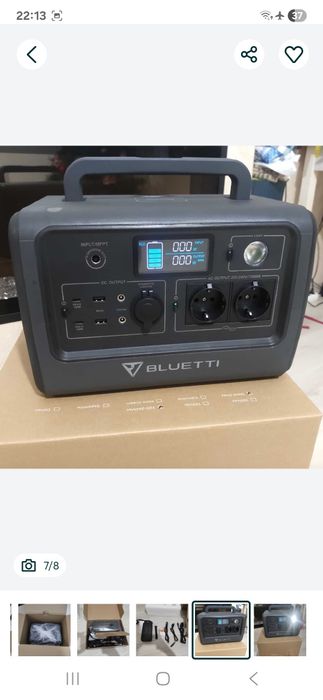 Портативная зарядная станция Bluetti PowerOak EB70 1000W
