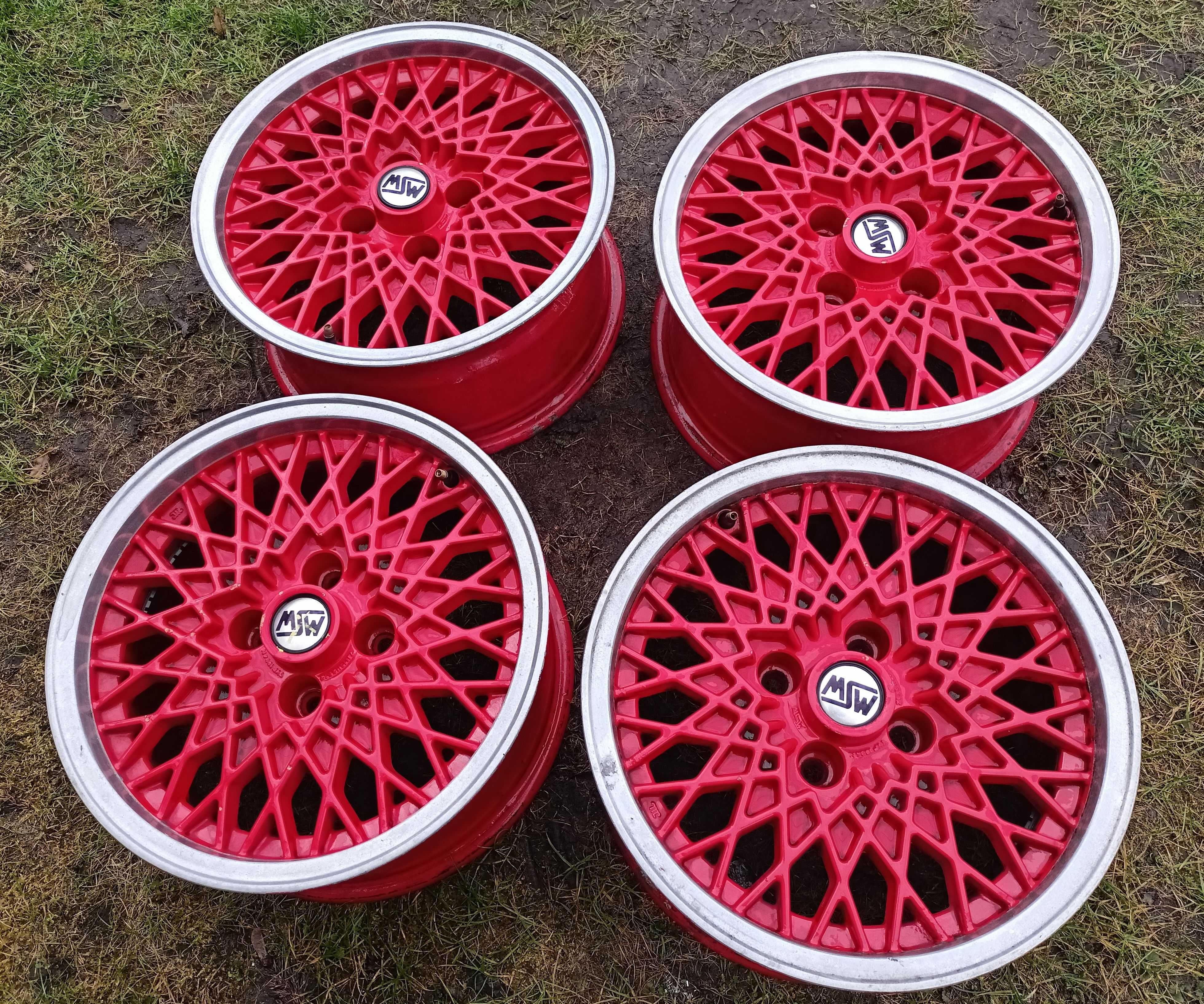 Alufelgi 15 4x100 MSW OZ VW Golf Passat BMW E30 Seat Honda 7J ET 12