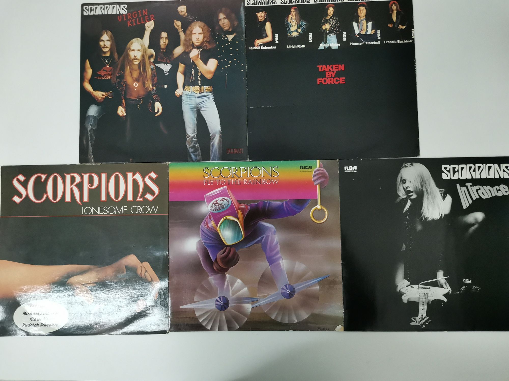 SCORPIONS: 11 álbuns  - Discografia até 1988 {discos de vinil]