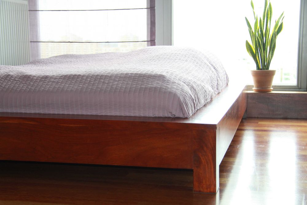 Łóżko – lite drewno PALISANDER – ALMI DECOR