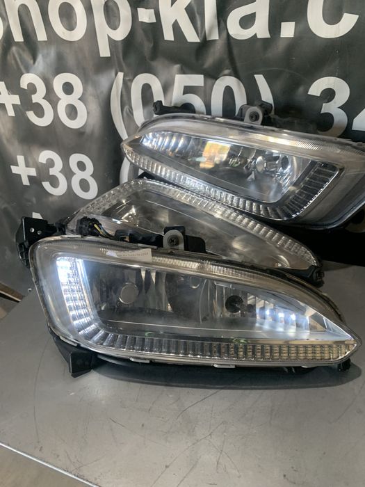 Противотуманні фари  без ДХО Hyundai Santafe 2013-2015р