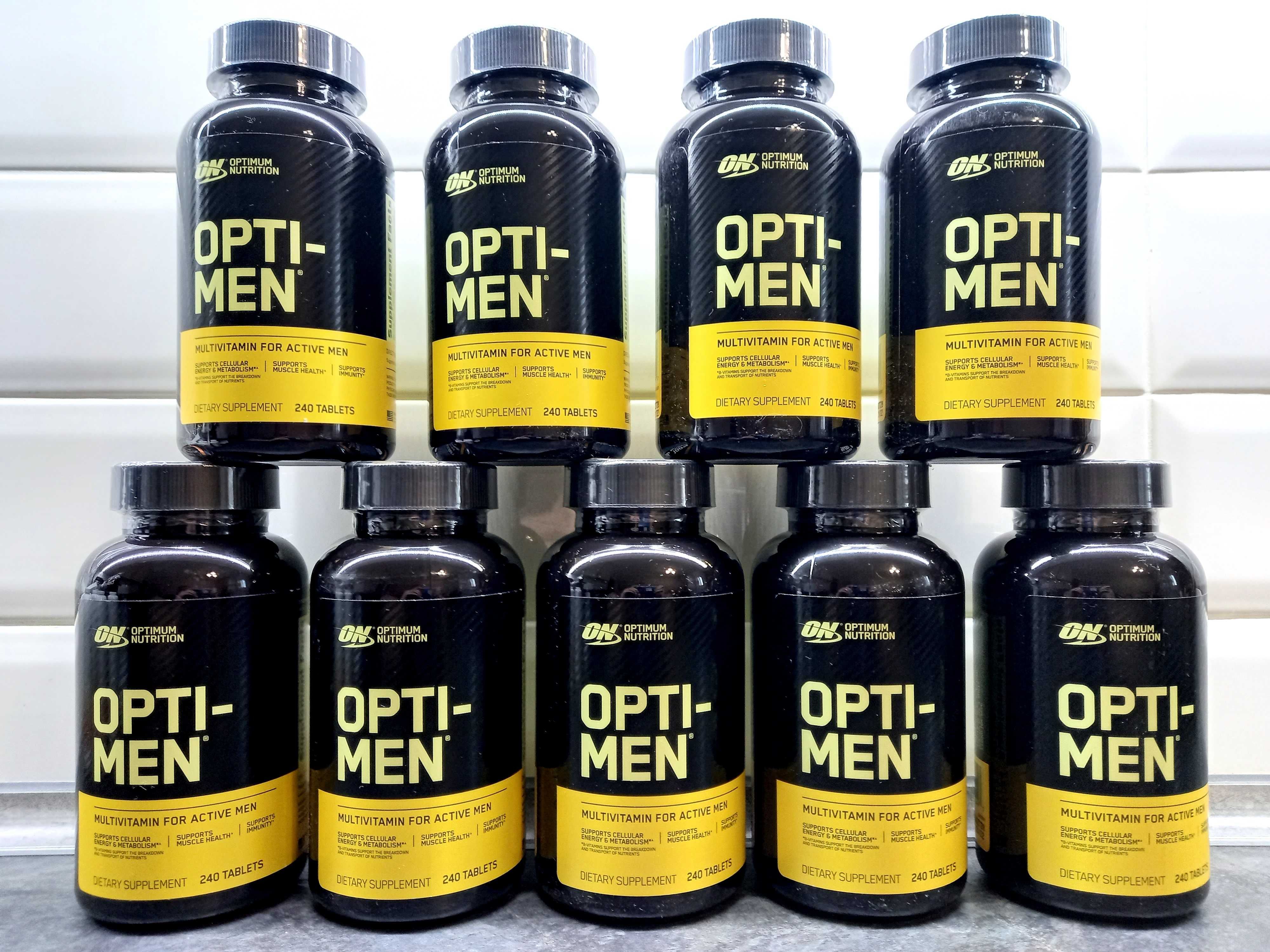 Optimum Nutrition, opti-men USA (240 таб.), мужские витамины