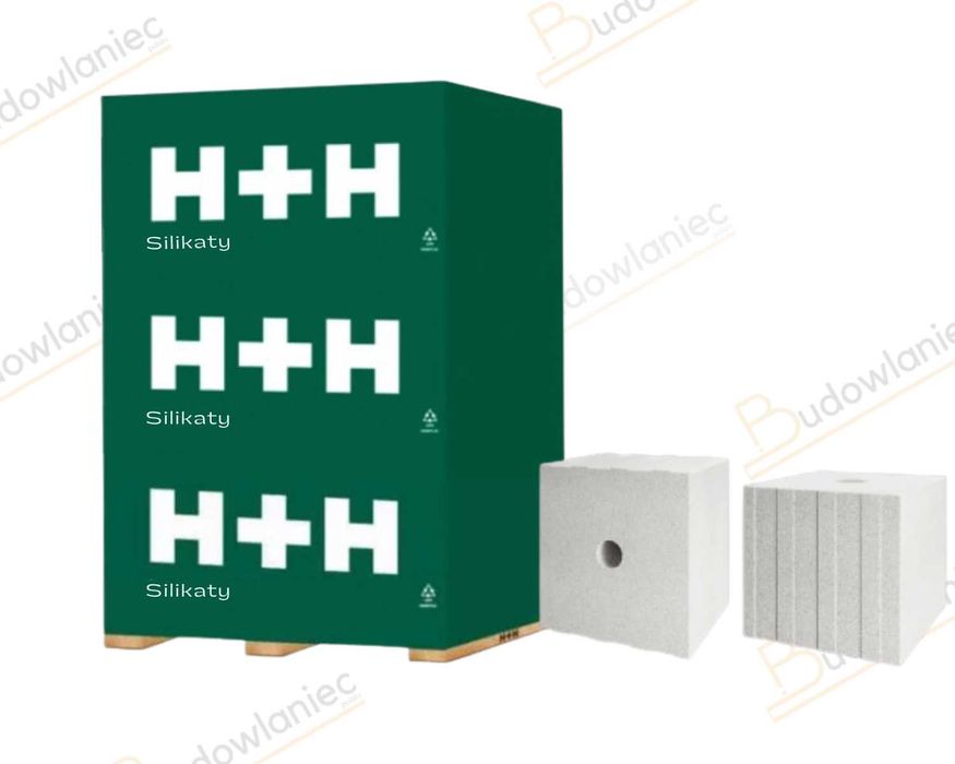 Cegła wapienno piaskowa Silkat H+H NA24, 25X24X22 kl.20 +dost Katowice