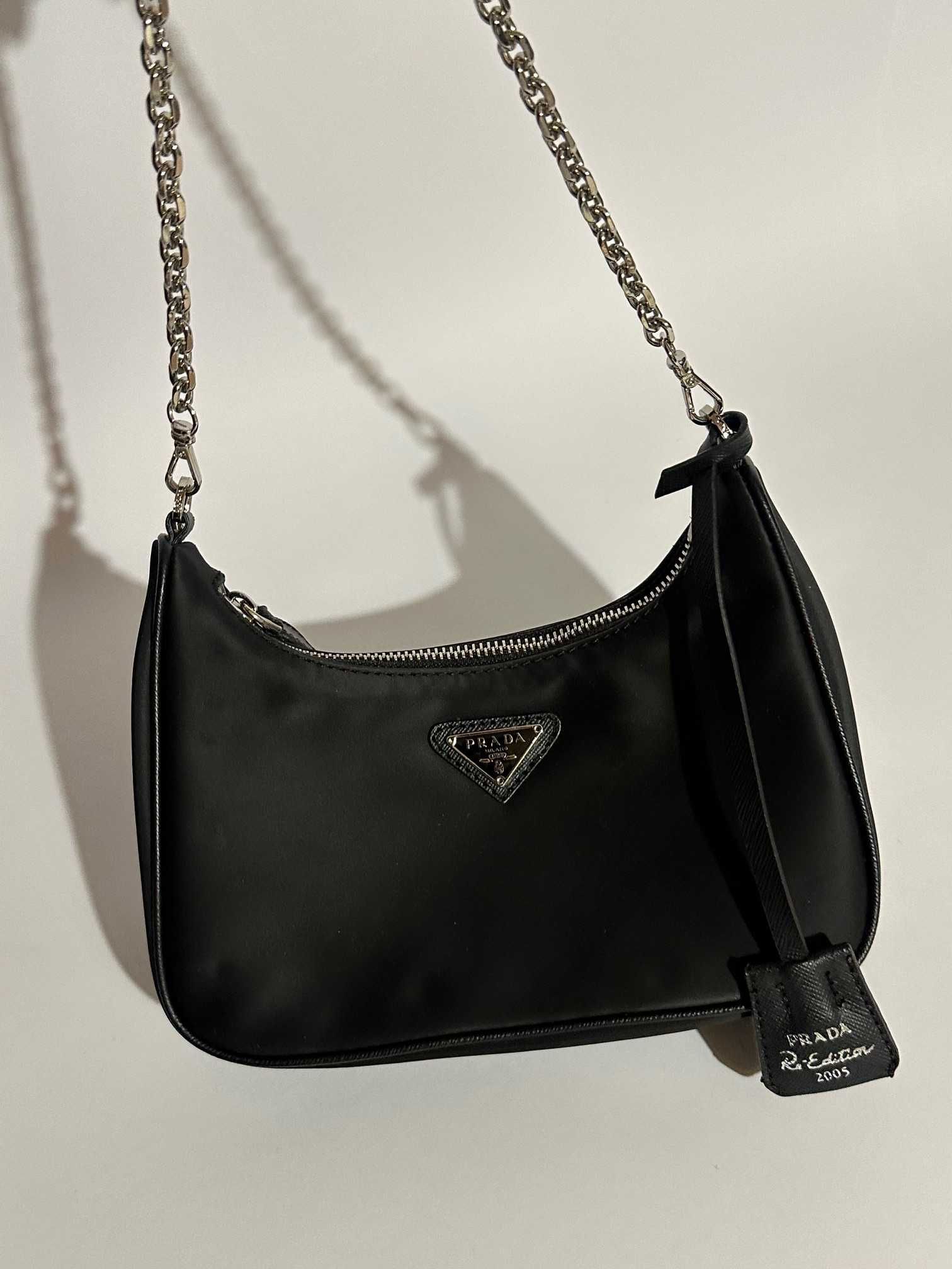 prada re edition - torebka czarna TOP