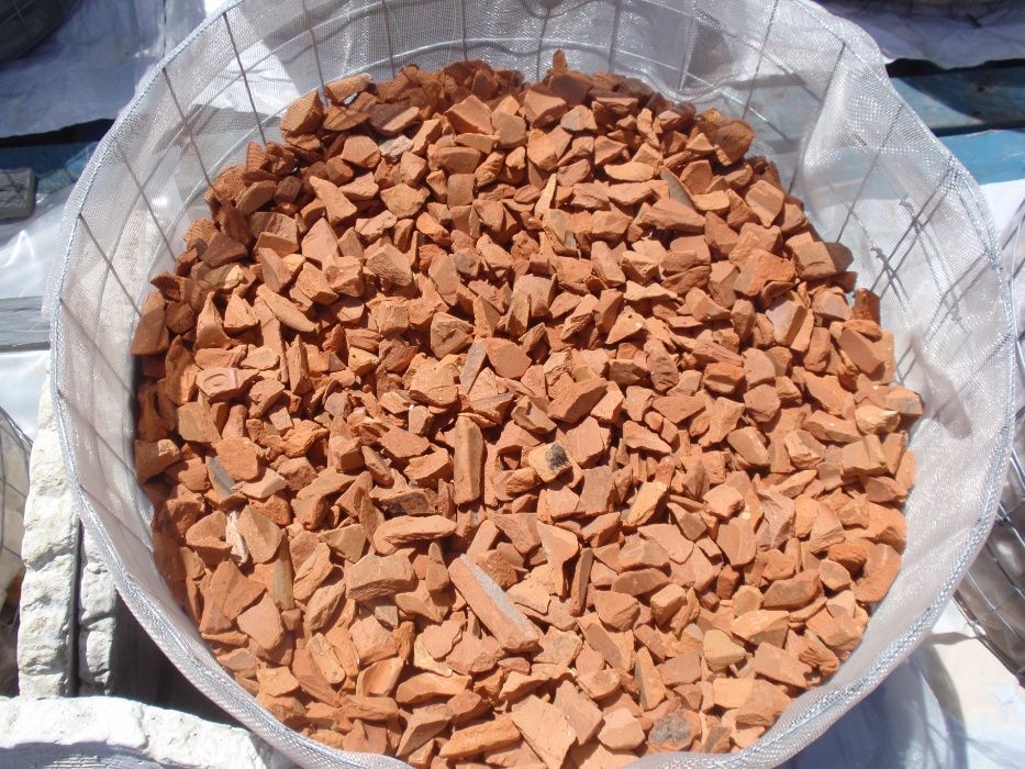 Pedra decorativa, brita - gravilha