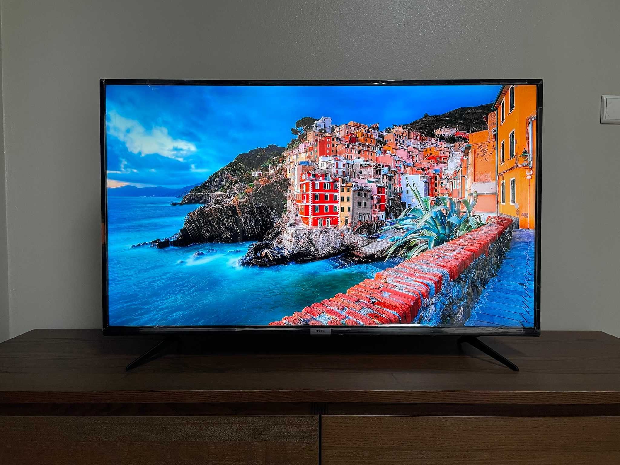 Telewizor LED 43" TCL 43P615 4K HDR AndroidTV WiFi BT DVBT2 Nowy GW